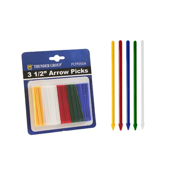 Thunder Group PLTP050A 3-1/2" Arrow Picks - Assorted Colors