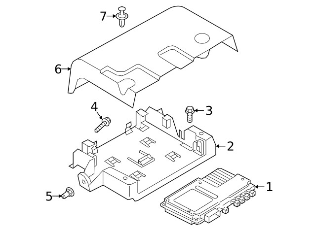 Genuine Audi Control Module 83A-907-428-E