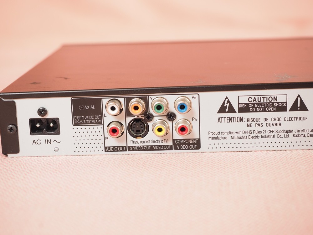 Panasonic DVD Player DVD-S53 Tested & Working No Remote