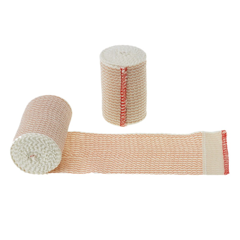 Dealmed Elastic Bandage Wrap 3" with Self Closure, Stretched Compression (2 Pack
