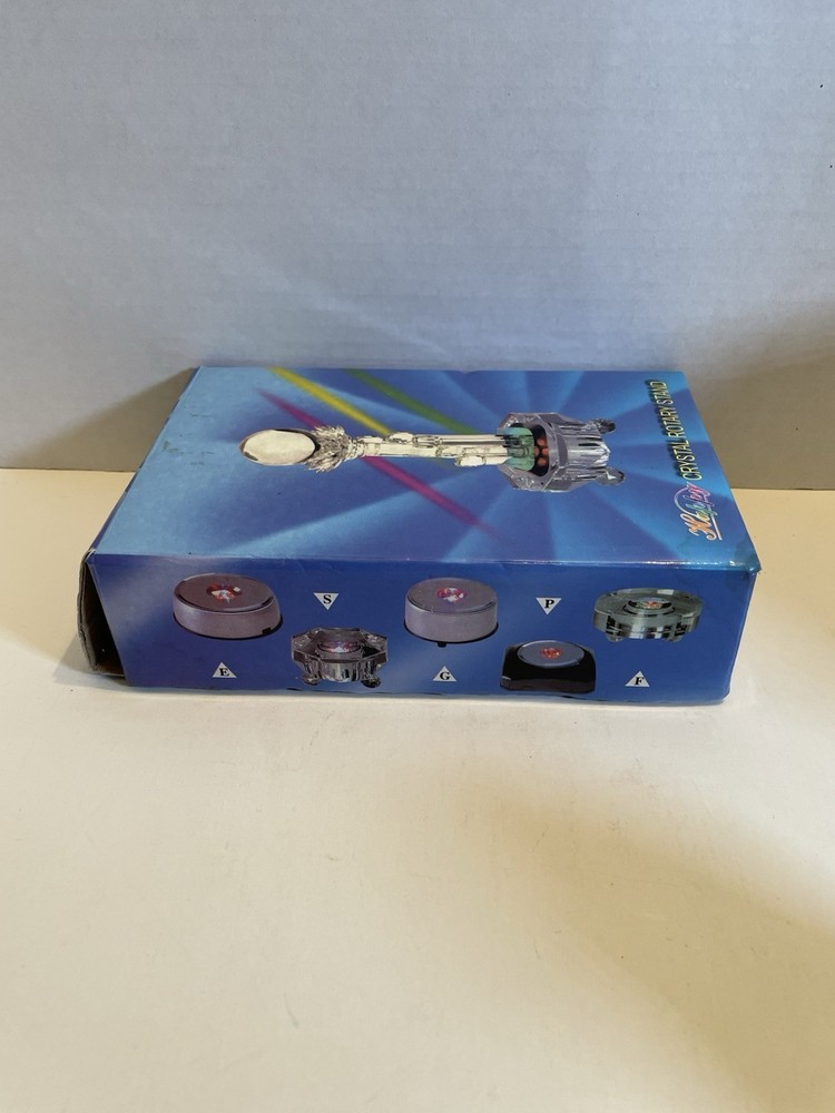 Crystal Display Rotary Slide Show Multi-light Base - NEW