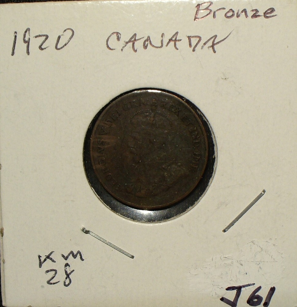 Five Canada Cent Coins