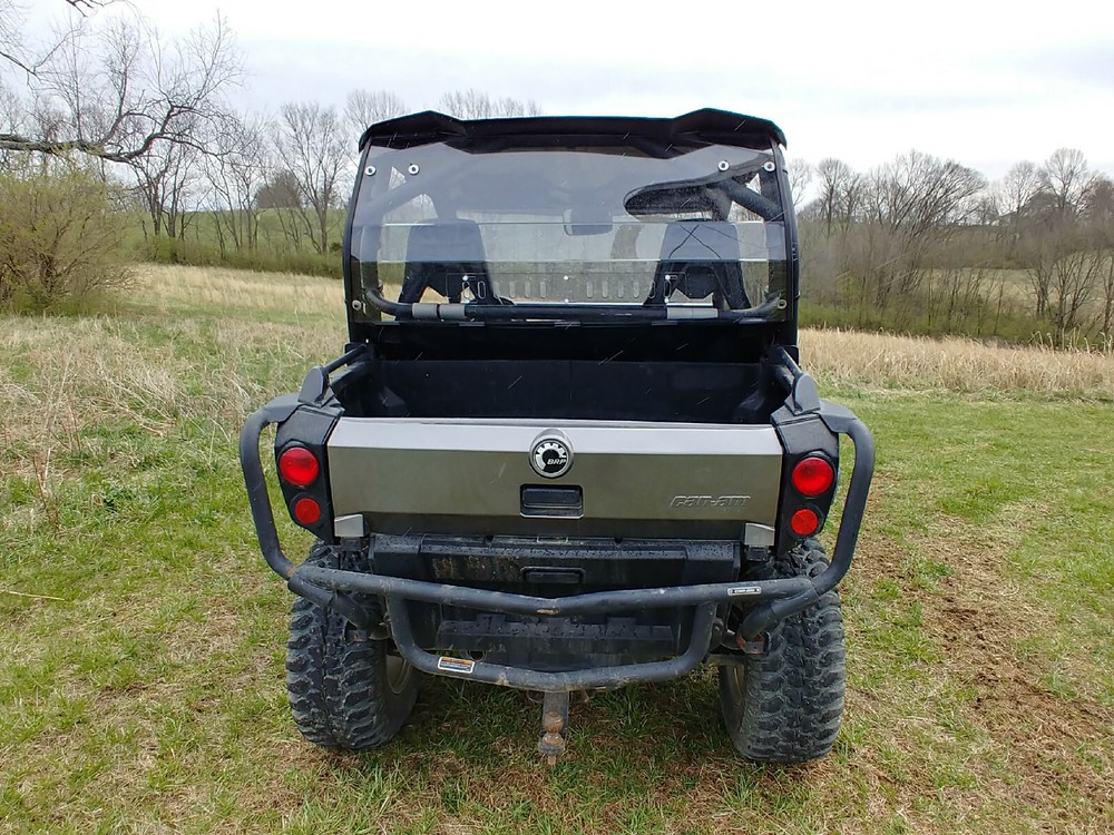 Can-Am Commander / Commander Max 2011-2020 Rear Lexan Window w/ Lower Panel.
