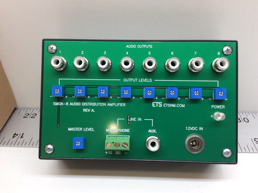 ETS SMDA8 8-Channel Active Microphone Distribution Amplifier