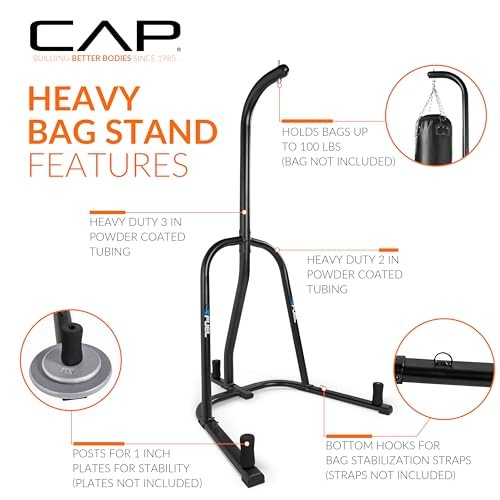 Heavy Bag Stand | Multiple Options Black Bag Stand Only