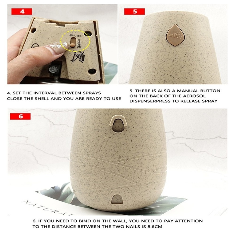1Pc Eco-Friendly Leaf-Shaped Fragrance Diffuser Has an Automatic Timer and2539