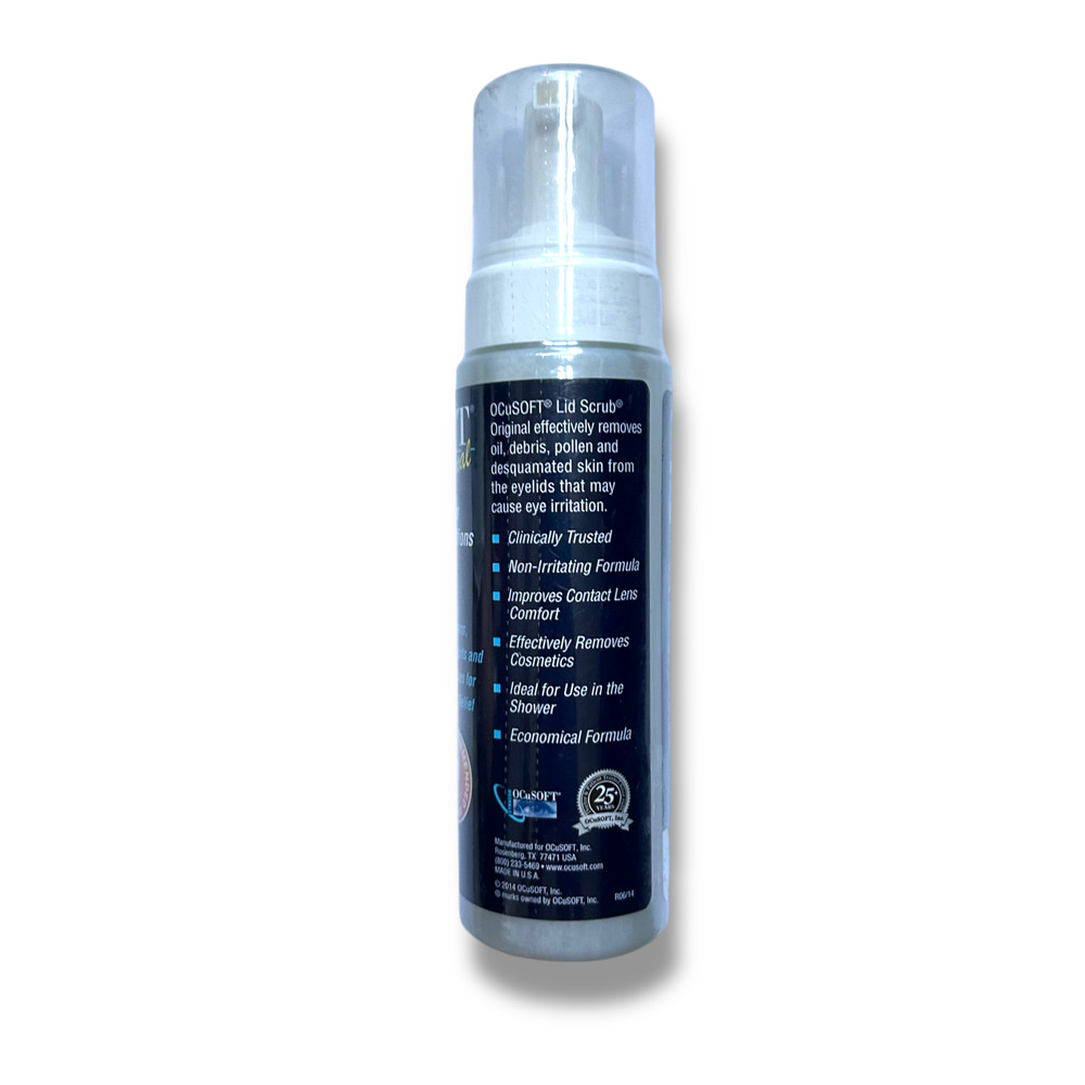 Ocusoft Lid Scrub Foaming Eyelid Cleanser 7.25 fl oz