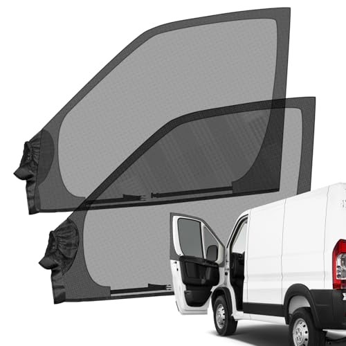 Magnetic Bug Screen for Front Doors, Pair Ram promster 1500 2500 3500 2014-2025
