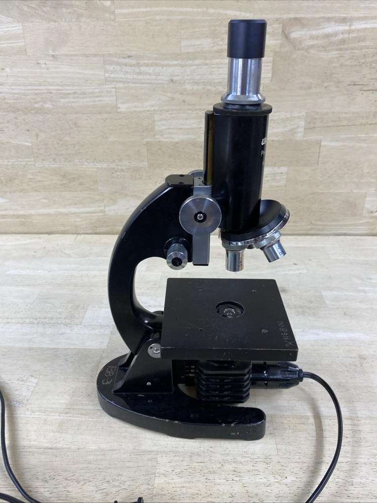 Unitron Phase mph 107978 Student Microscope HEAVY 11.5 lbs. WORKS