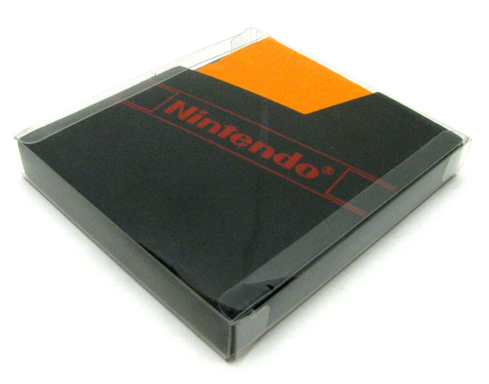 10x NINTENDO NES GAME CARTRIDGE - CLEAR PROTECTIVE BOX PROTECTOR SLEEVE CASE