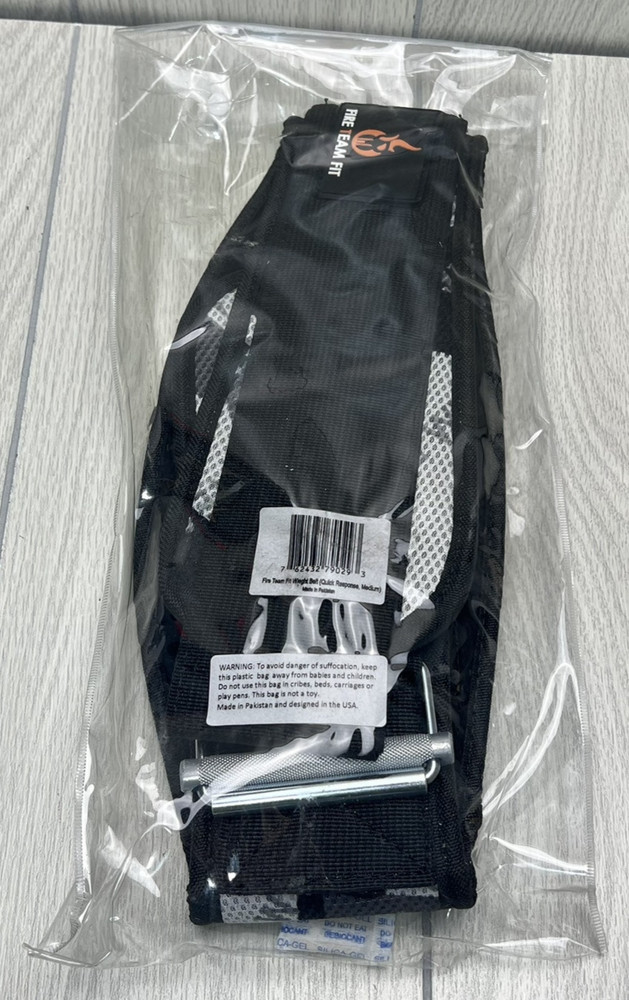 Fire Team Fit Weight Belt - Quick Response - Medium Black/Gray