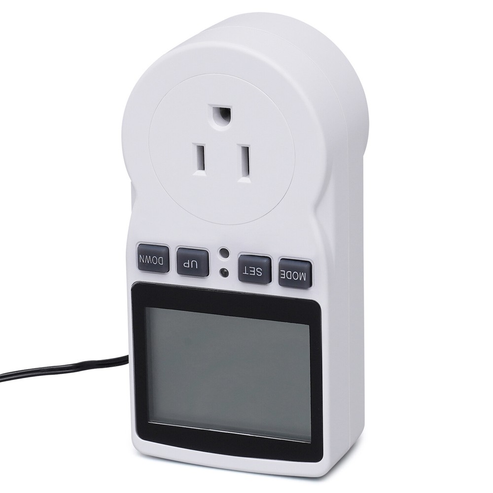 LCD Digital Plug in Thermostat Timer Switch Socket Temperature Controller Switch