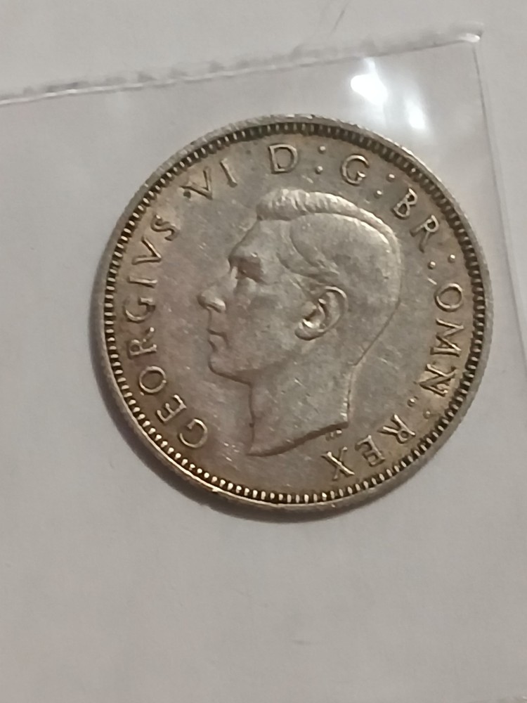 1940 One Schilling Silver Coin