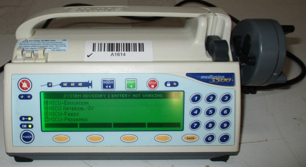 Smiths Medfusion 3500 Infusion Pump