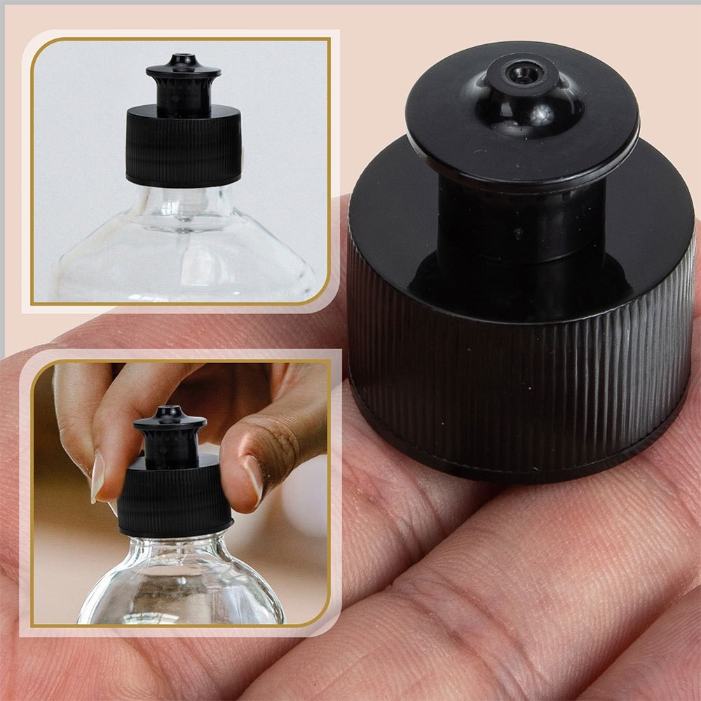 10 Pcs Sports Bottle Lid Replacement Push Pull Cap Water Tops for Bottles