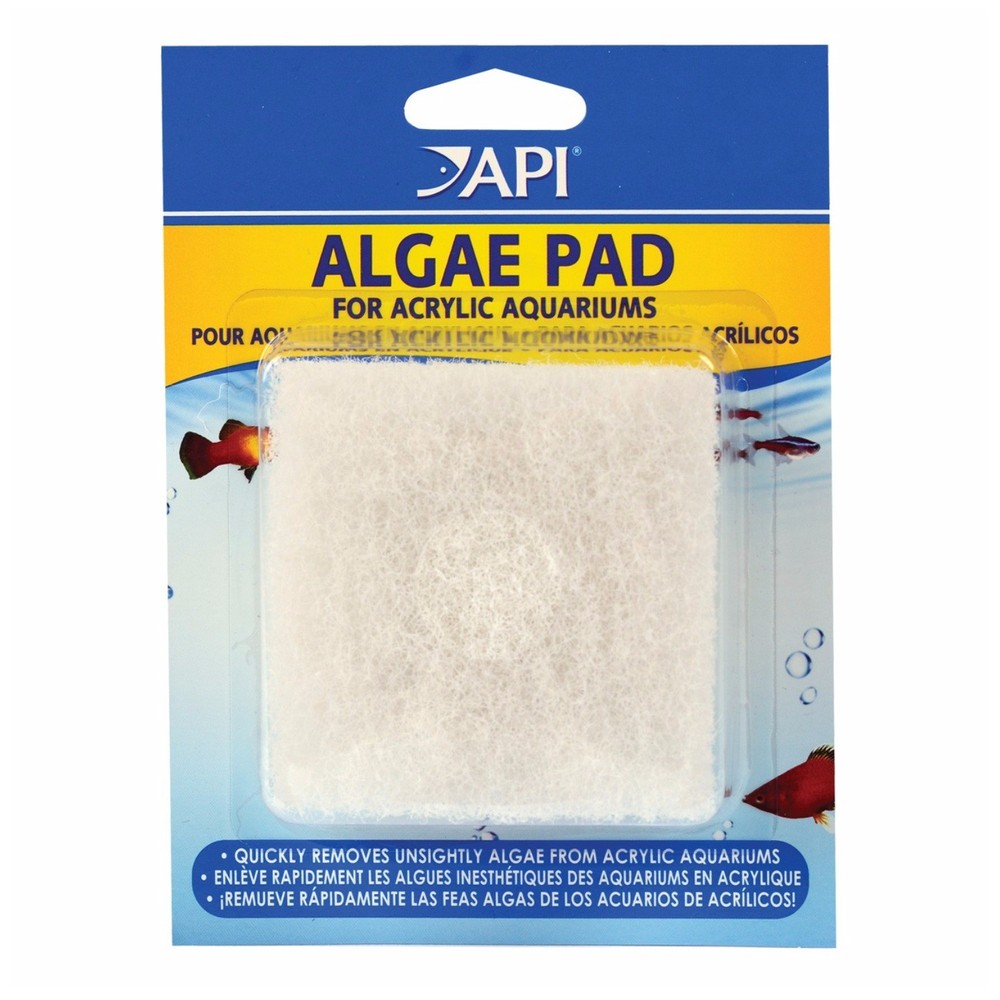 API Doc Wellfish's Hand Held Algae Pad Acrylic Aquariums Indestructible Clean