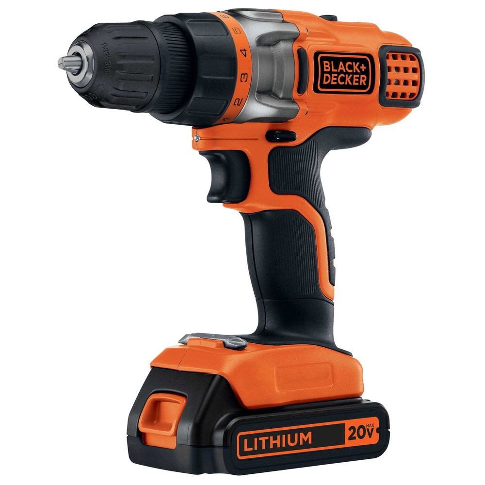 BLACK+DECKER 20V MAX* Cordless Drill/Driver Variable Speed - LDX220C