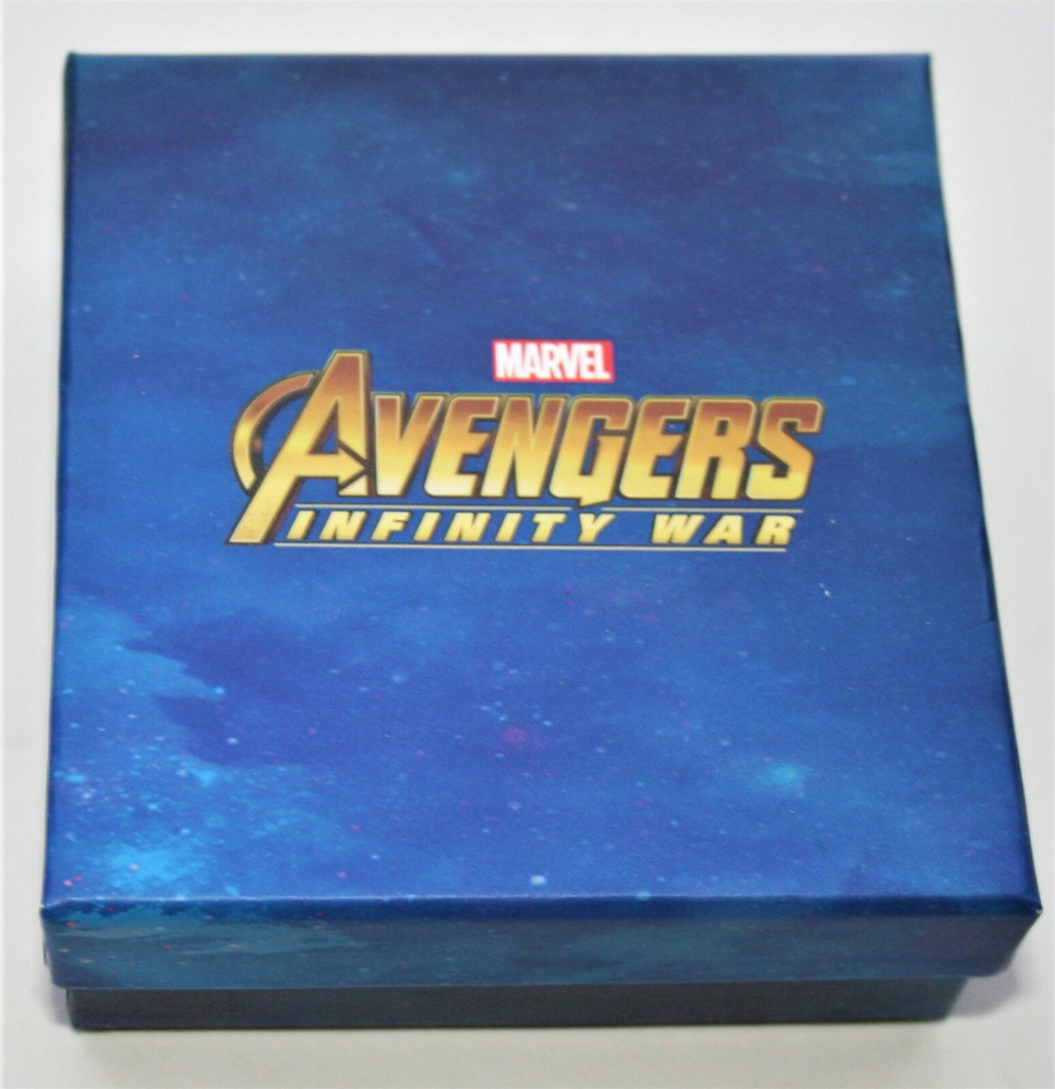 Marvel Comics Avengers Infinity War Blue Space Stone Necklace Pendant New Box