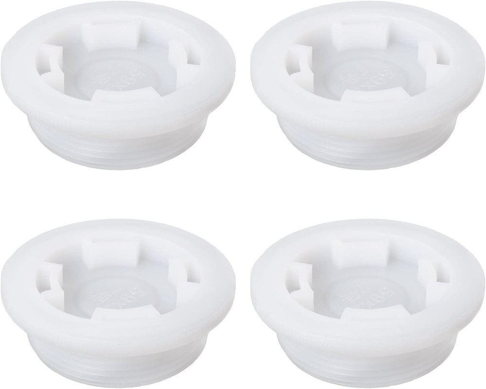 4Pcs 2" Bung Cap Fine Thread Poly Buttress Drum Bung for 55 Gallon Plastic Drum