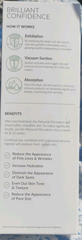 PMD Personal Microderm Microdermabrasion Machine with Kit