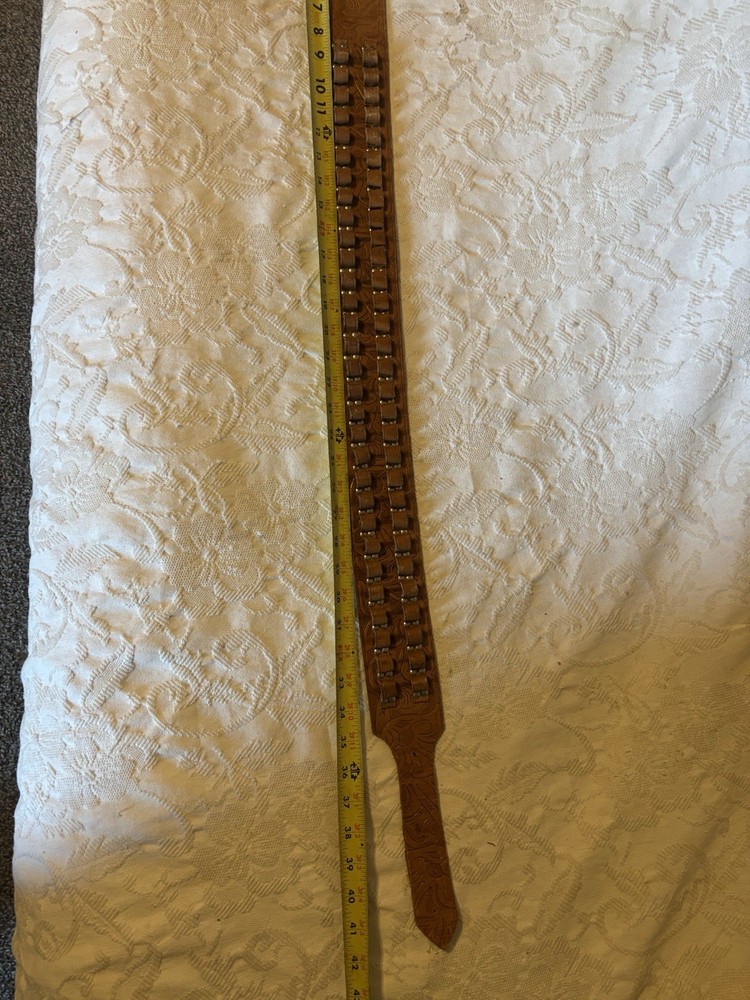 Vintage German Designed Leather Ammo Belt
