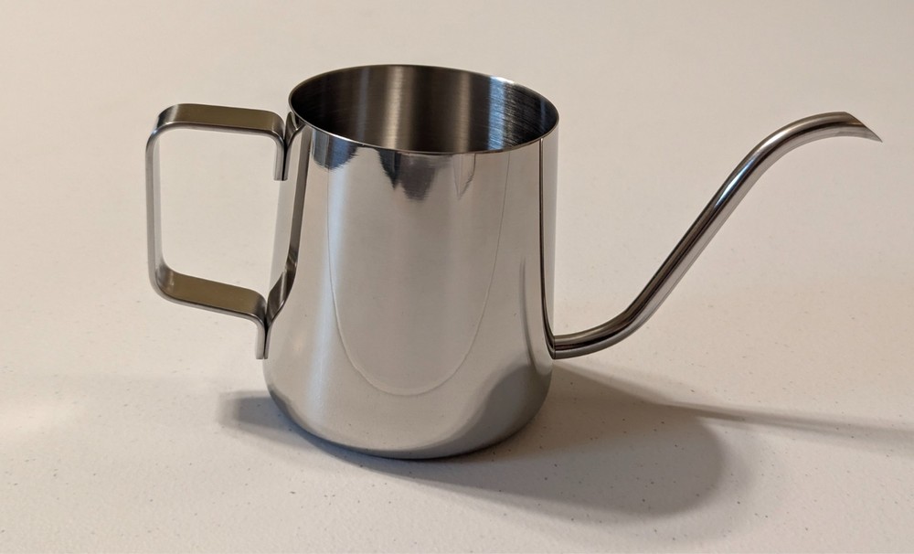 Paracity Pour Over Teak Kettle 12oz/350ml Stainless Steel Brand New