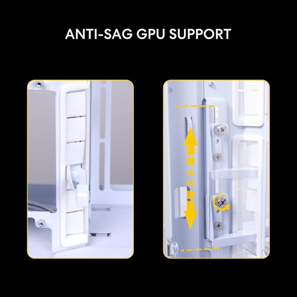 O11 Vision Compact ATX Computer Case: Tempered Glass & Back Connect Support