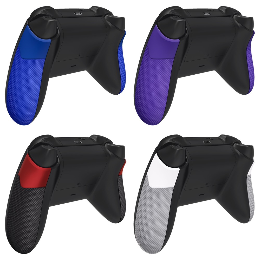 Non-Slip Rubberized Grips Replacement Back Panels for Xbox Series X/S Controller