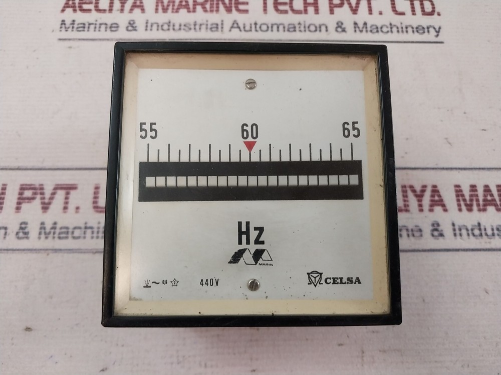 Celsa 55-65 Hz Frequency Counter Meter 440V