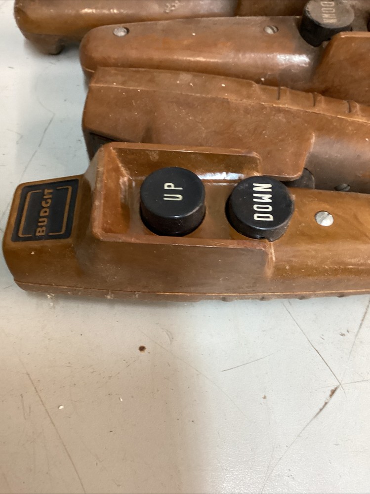 Budgit Vintage Plastic Up/Down Control Station AS IS