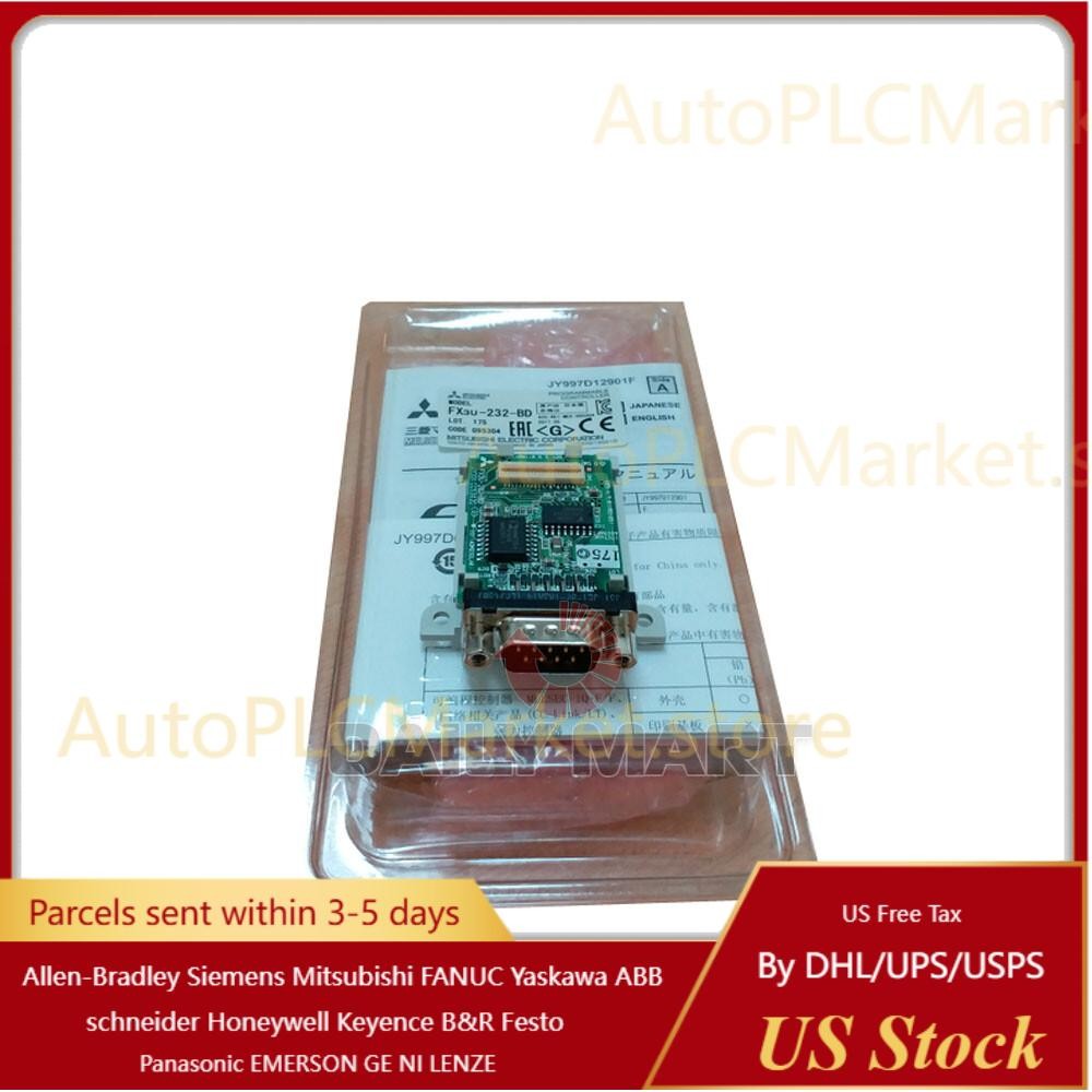 New In Box MITSUBISHI FX3U-232-BD Communications Module Adapter