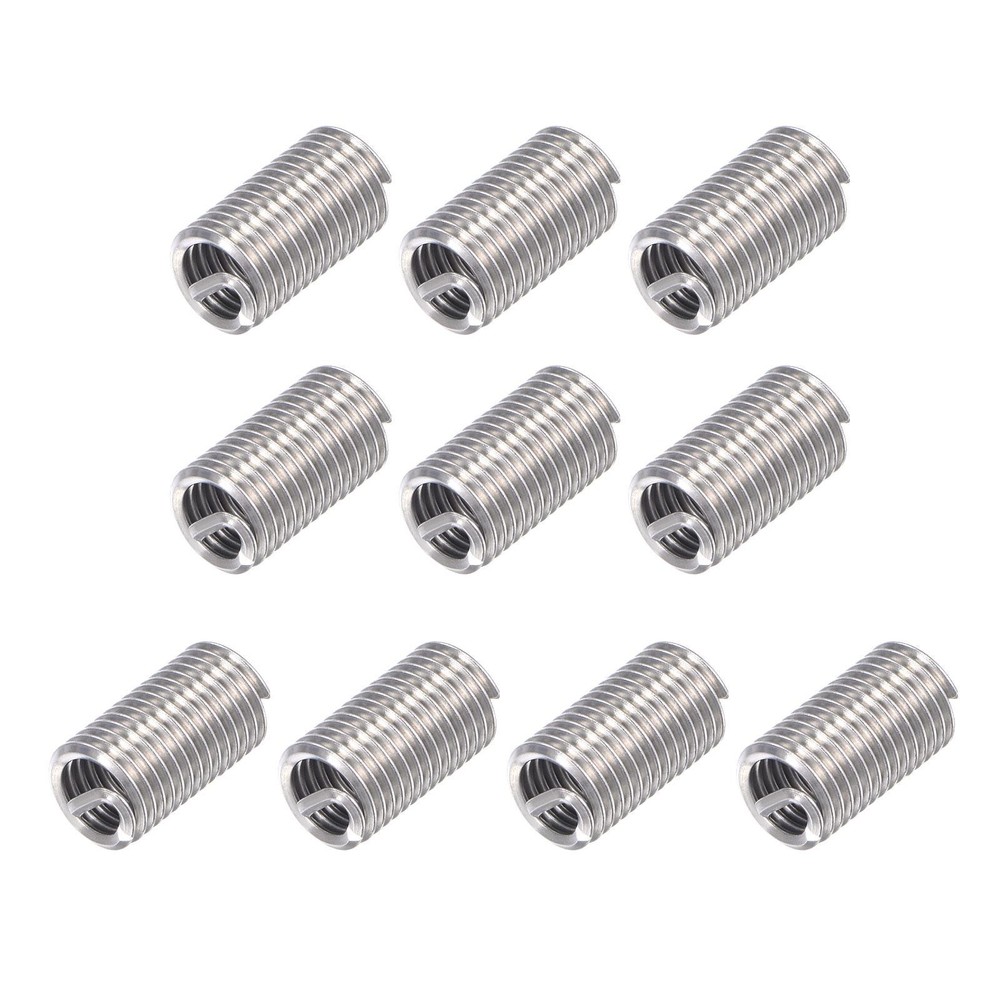 10pcs 5/16-18 UNC 3.0D 304 Stainless Steel Wire Thread Insert Threaded Sleeve