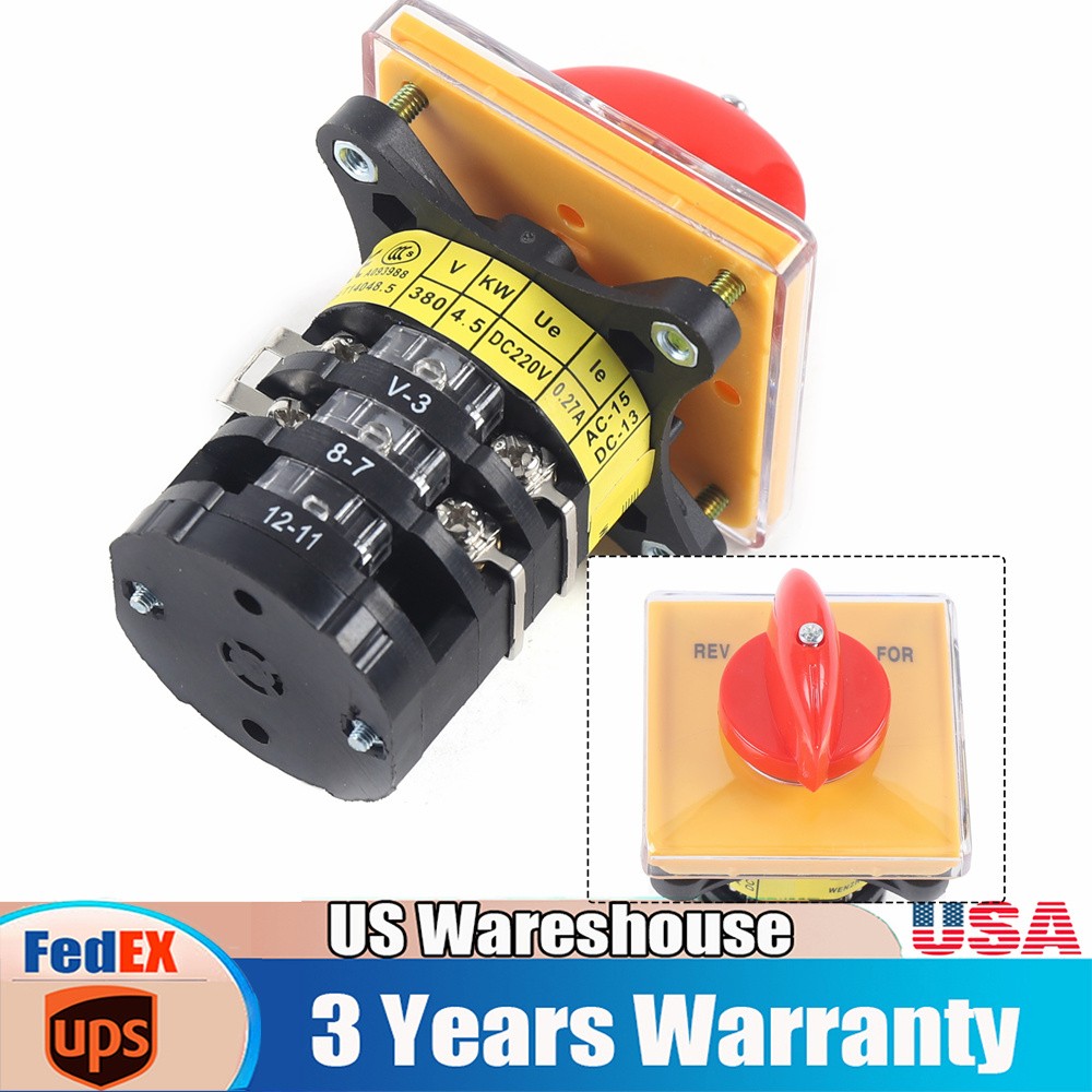 Three-stage Switch Forward Reverse 3 Phase Motor Milling Switch High-quality