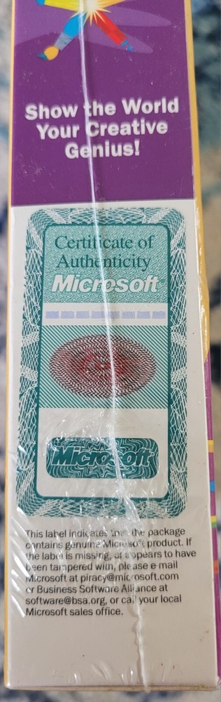 GENUINE Microsoft Creative Writer 2 0 Authentic NEW & SEALED Windows 95