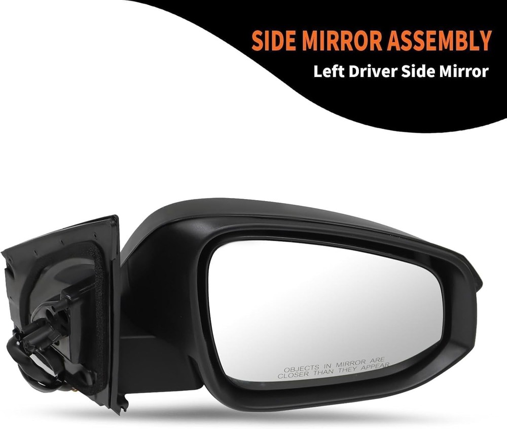 Right Passenger Side Mirror Assembly Compatible with Rav-Four 2013-2015 with Hea