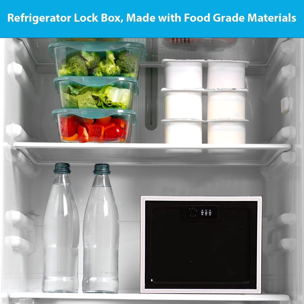 Medicine Lock with Combination Lock, Large Lock with , Locked Refrigerator fo...