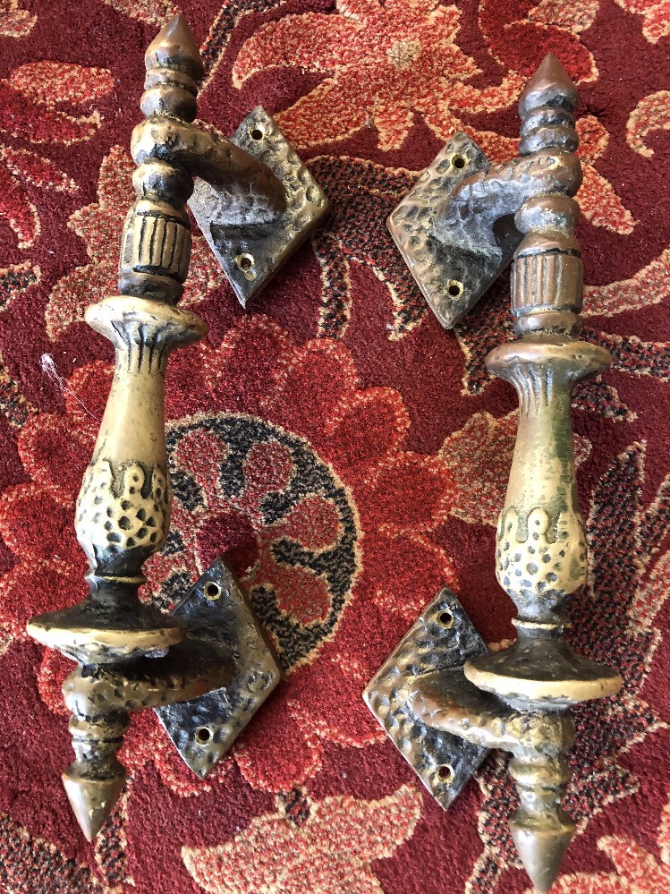 Old Spanish Revival Style Door Pulls