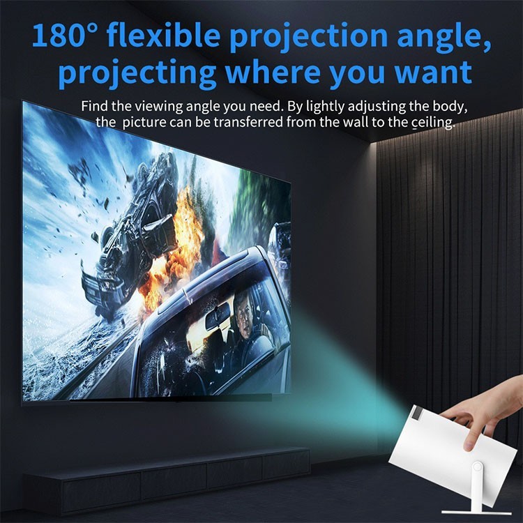 Portable LCD Projector Android 11 & WiFi Home Theater