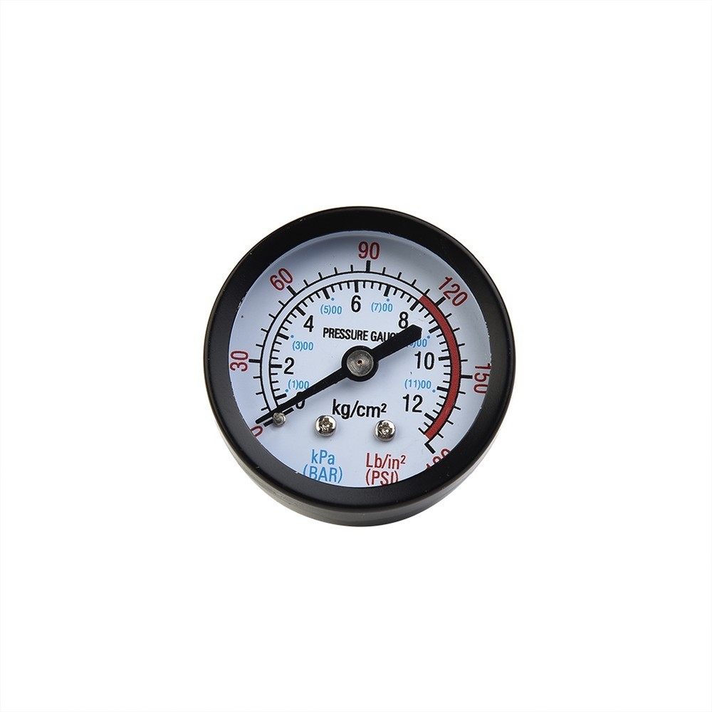Compressor Gauge Manometer Tool Accessories Air Compressor Balck+Silver