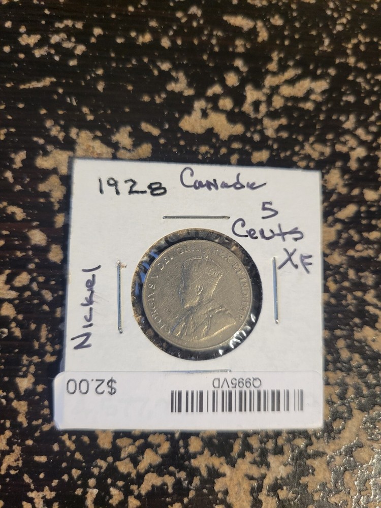 1928 Canada 5 Cents