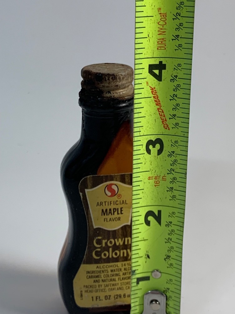 Vintage Crown Colony Maple Flavor 1oz EMPTY
