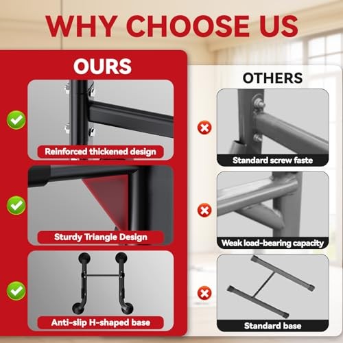 Power Tower Pull Up Dip Station Foldable, Pull Up Bar Station Black-04