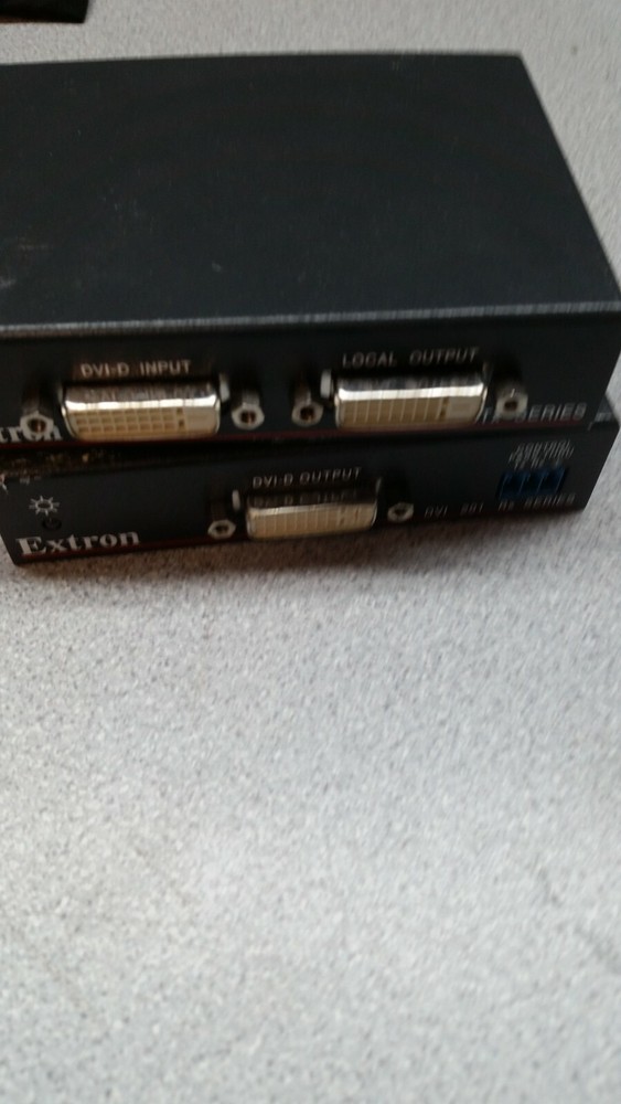 Extron DVI Twisted Pair Extender 201 Tx/Rx Transmitter/Receiver Set 60-734-03