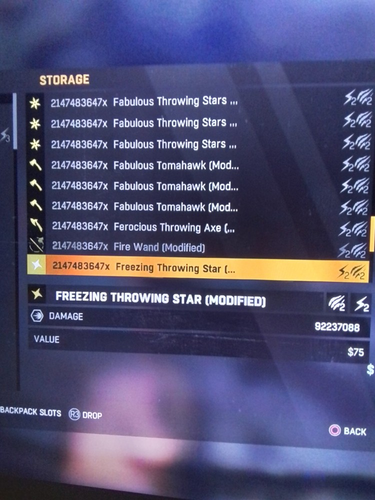 Dying Light MODDED MAX STACKS THROWABLES WEAPONS FAST DROP (PS4/PS5)