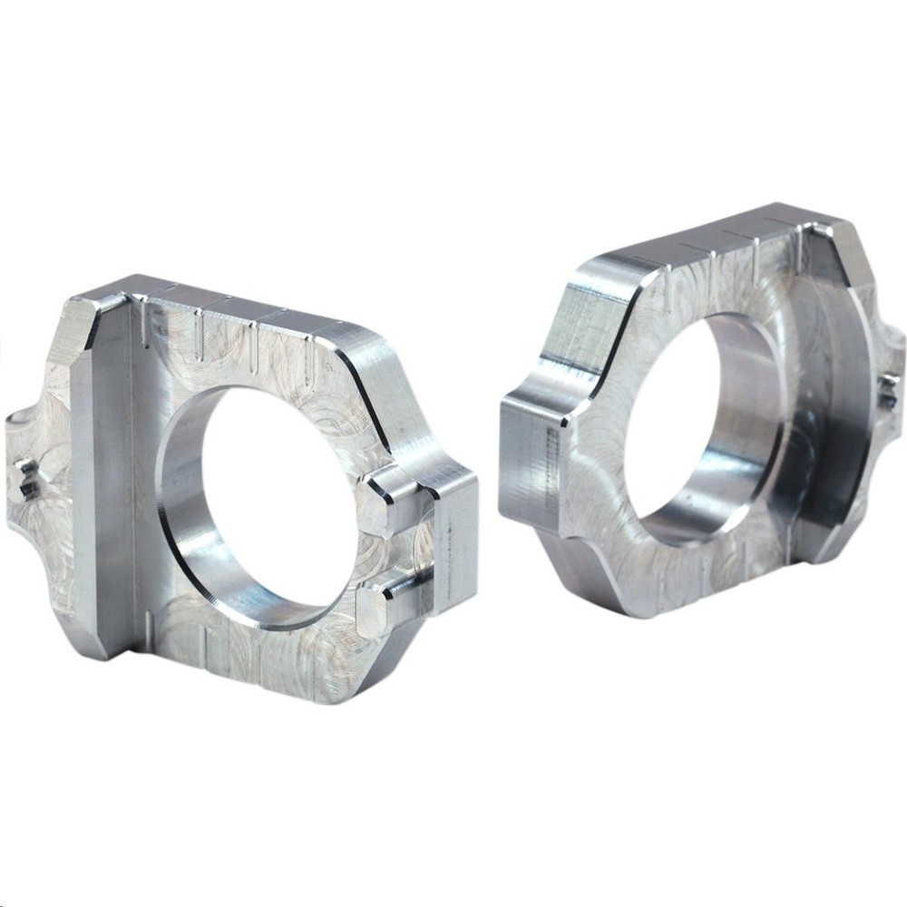 Works Connection [17-310] Elite Axle Blocks Silver