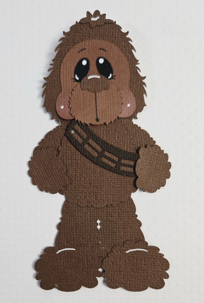 Star Wars Inspired Chewbacca. Scrapbook, Card making Paper Piecing