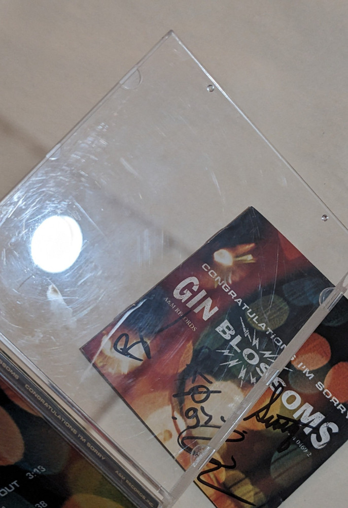 GIN BLOSSOMS signed compact disc CONGRATULATIONS I'M SORRY CD Autograph coa