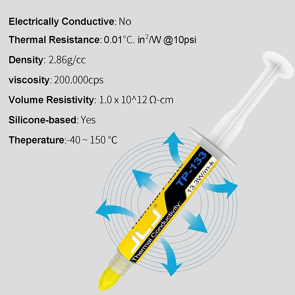 Universal Fit Carbon Thermal Paste 6g with Applicator Kit
