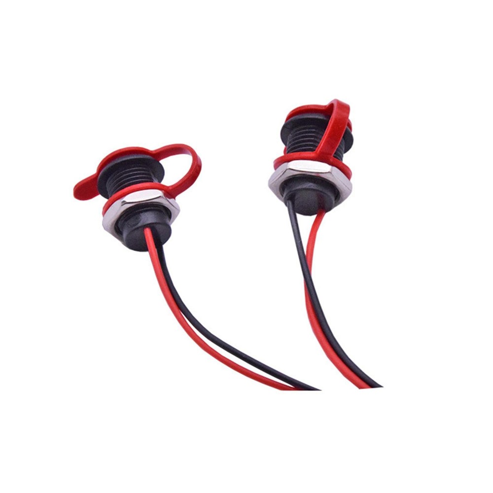 10pcs USB Connector Type-C Waterproof With Nut Locking Female Charging JACK