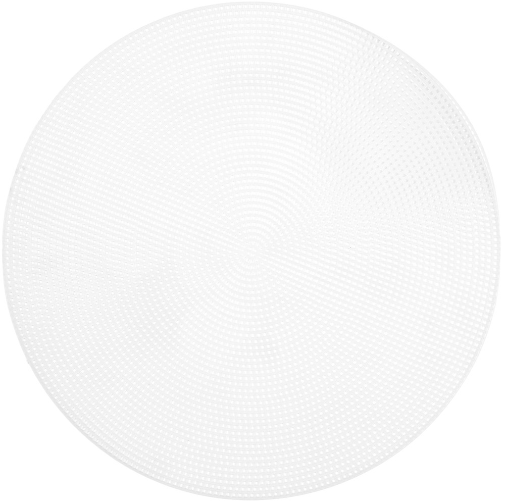 Cousin Plastic Canvas Shape 7 Count 9"-Circle Clear - 12 Pack